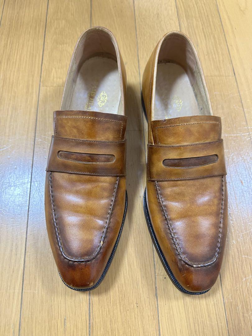 BEAMS HEART ブラウンレザー ローファー 26.5cm26.5cm・BEAMS HEART
