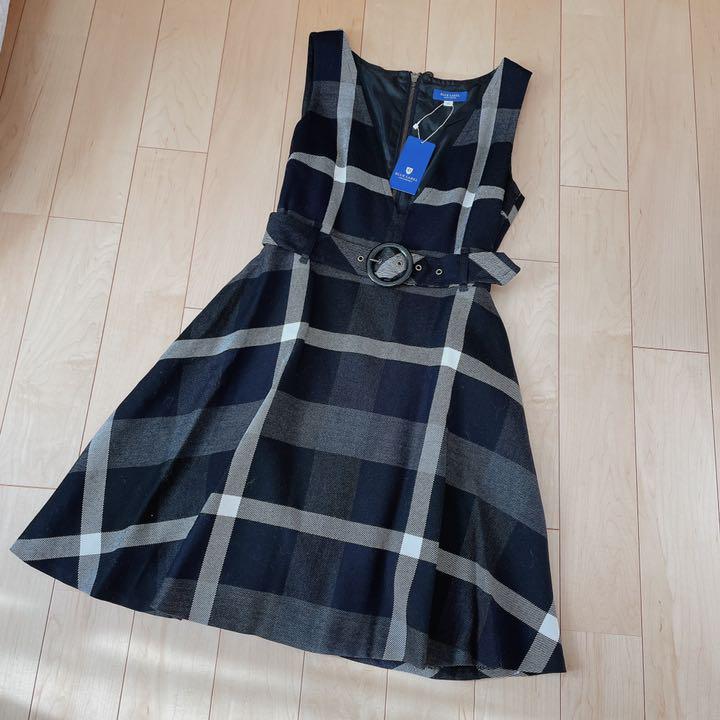 好評特価 新品.タグ付き ♡ブルーレーベルクレストブリッジ♡ブランドチェックワンピース♡ my4pf-m40789010653 新作HOT