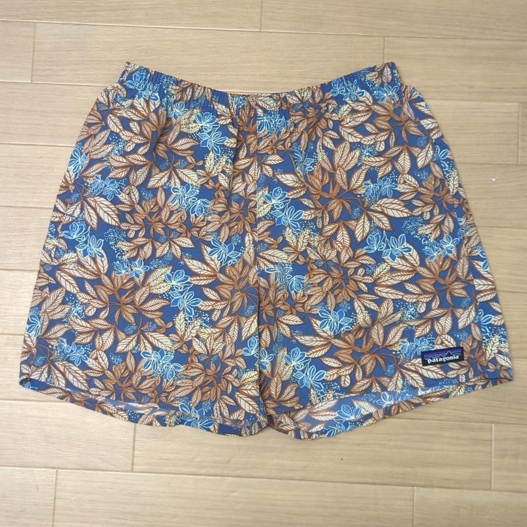 patagonia バギーズショーツ メンズS 総柄 花柄 パタゴニア