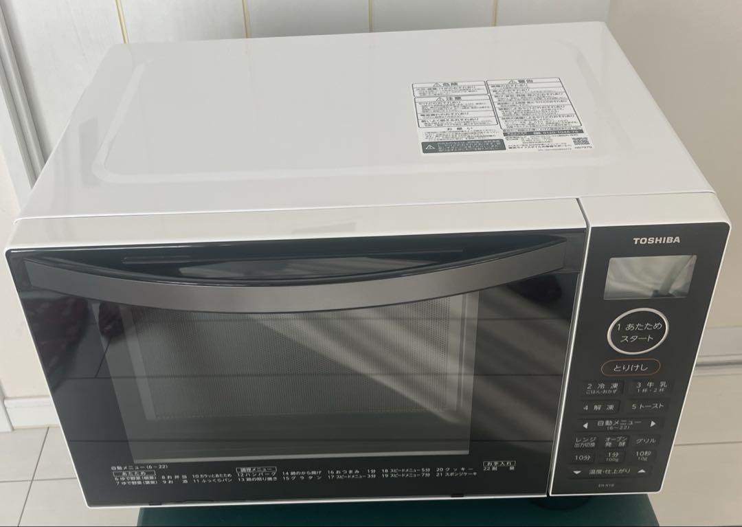 東芝 オーブンレンジ ER-X18(W) TOSHIBA 2023年製