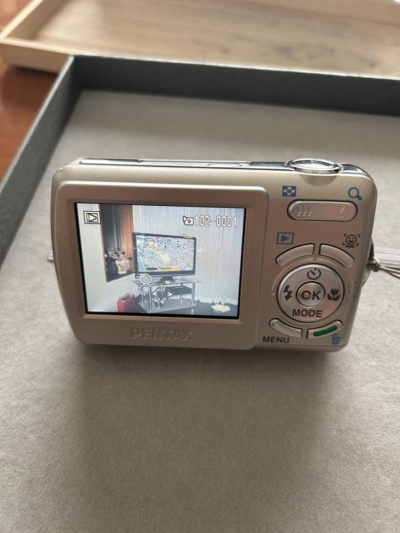 動作品PENTAX ペンタックス Optio E70 レトロコンデジ単3電池駆動