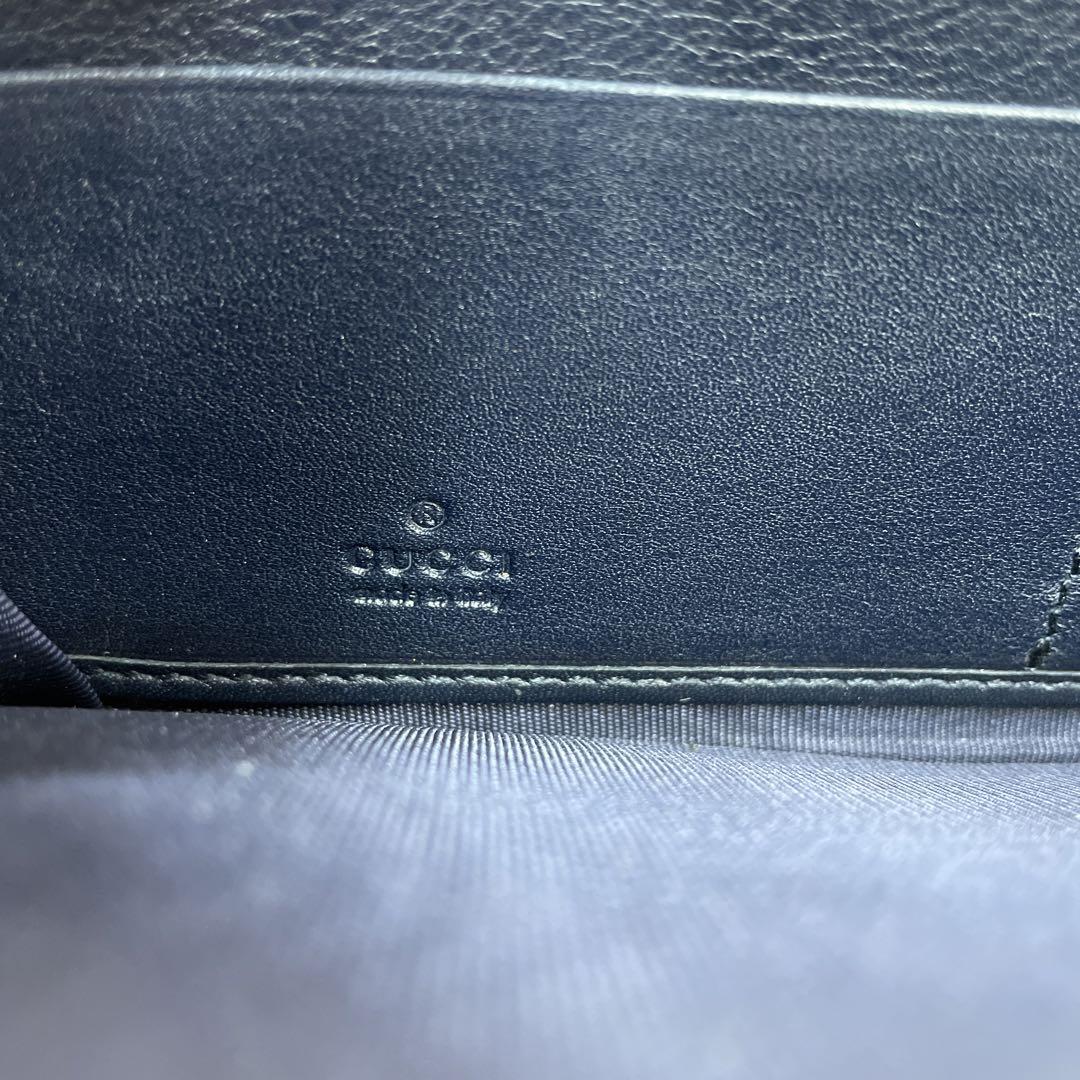 GUCCI マイクロシマ　GG柄　長財布