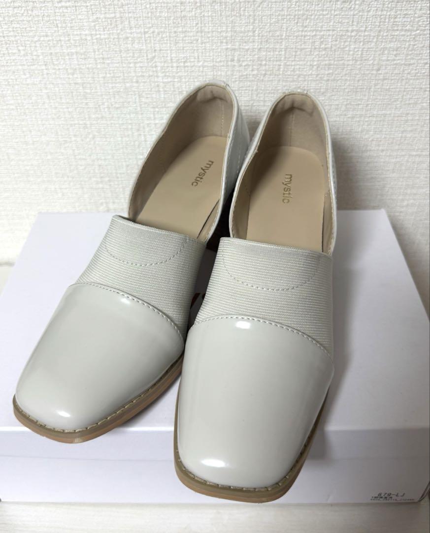mystic ゴム使いローファー 36