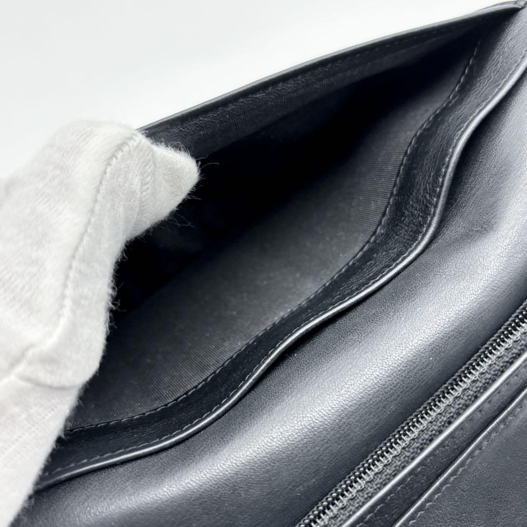 【美品✨】シャネル ココステッチ デカココ キャビア 長財布