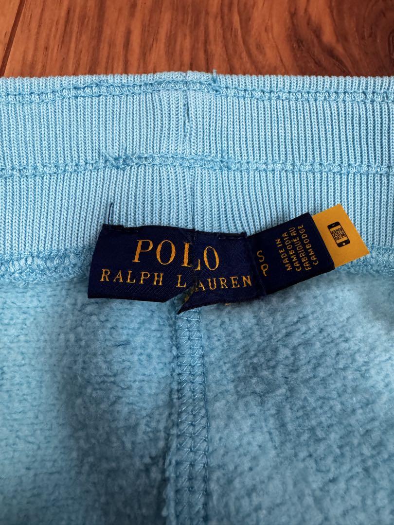 POLO ラルフローレン　ショートパンツ　スウェット　ブルー　米国購入　新品