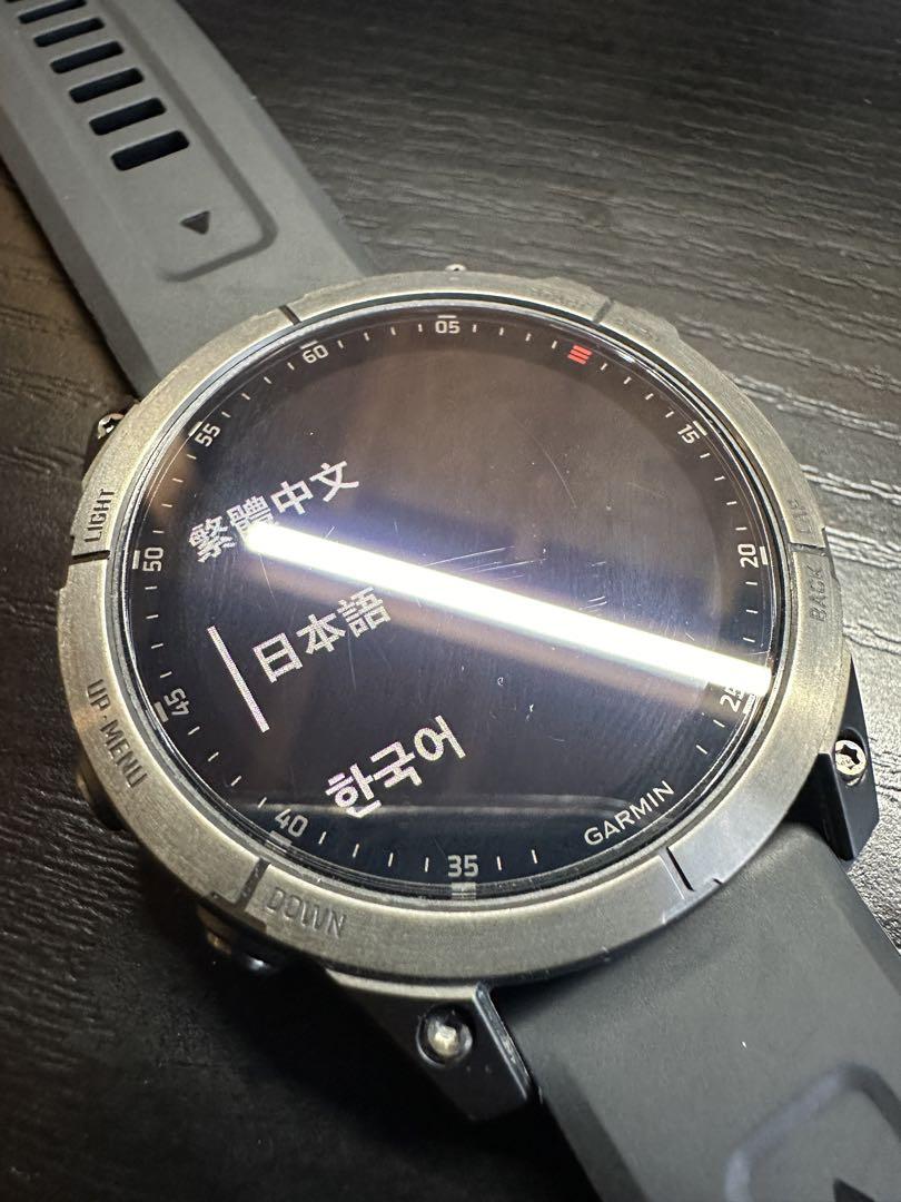 【ほぼ新品】GARMIN EPIX　Sapphire CarbonTi