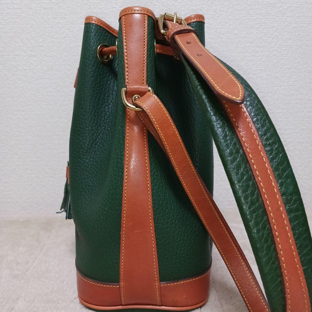 巾着型ショルダーバッグ グリーン
