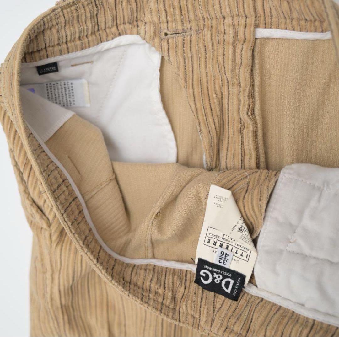パンツ 2000s DOLCE&GABBANA corduroy pants