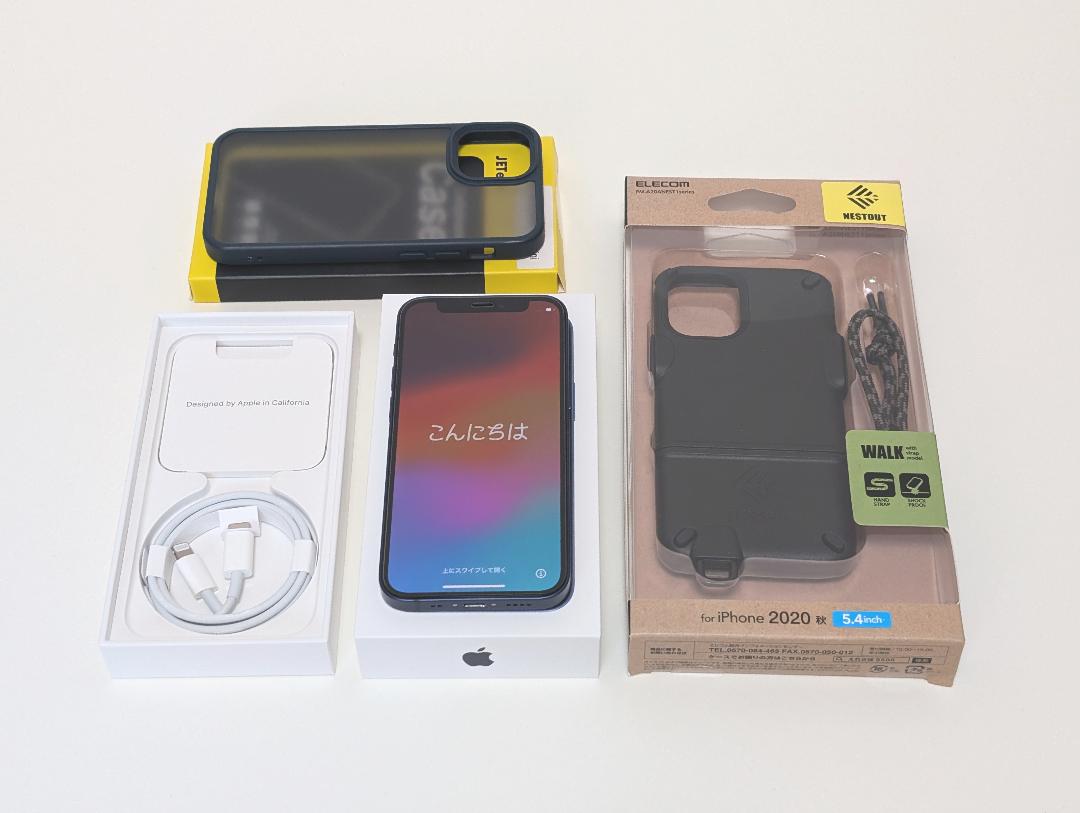 【美品】Apple iPhone 12 mini Blue 128GB