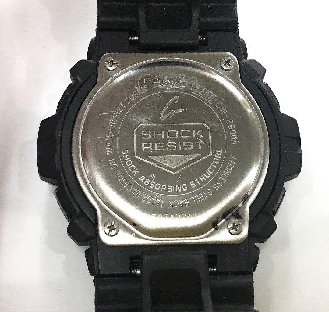 カシオ G-SHOCK　GW-8900A-1JF 電波ソーラ 反転液晶 LED