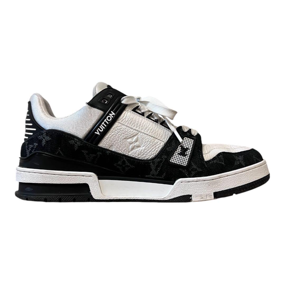 【Louis Vuitton 】スニーカー ブラック/ホワイト ローカット