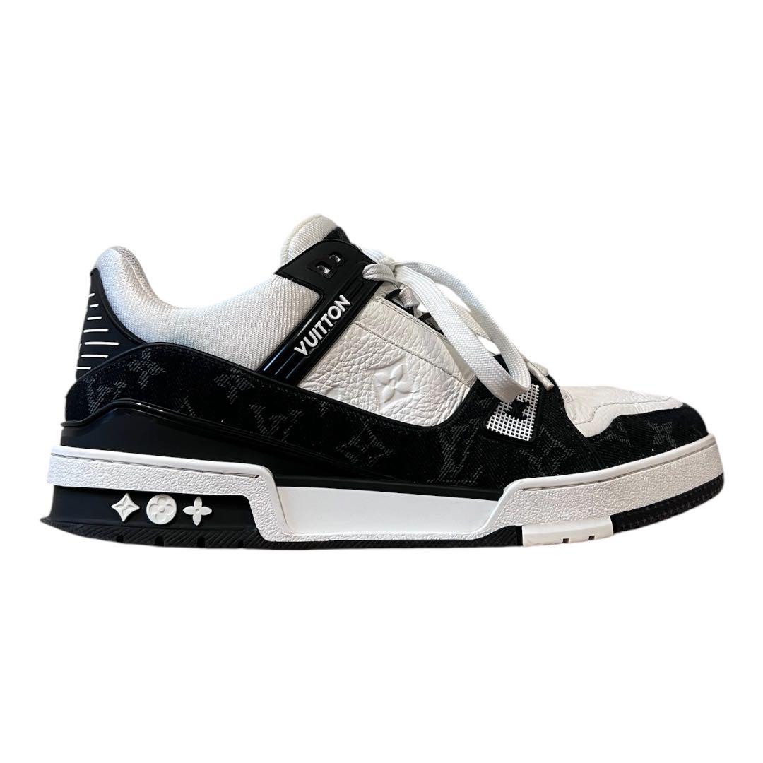 【Louis Vuitton 】スニーカー ブラック/ホワイト ローカット