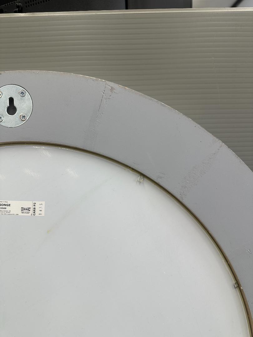IKEA SONGE22509 壁掛け丸ミラー シルバー