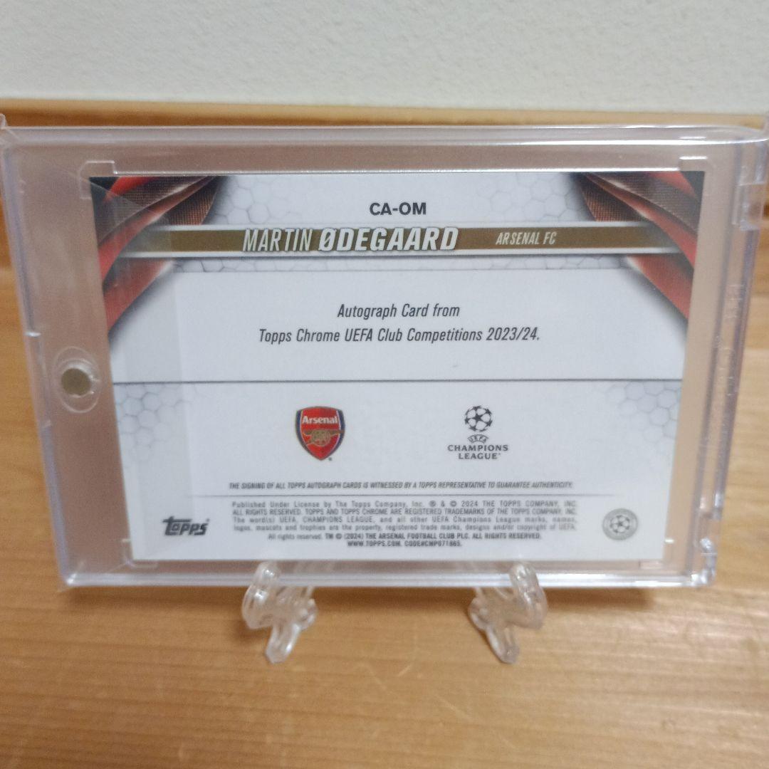 マーチン ウーデゴール オートグラフカード目立った傷や汚れなし UP786_INFO