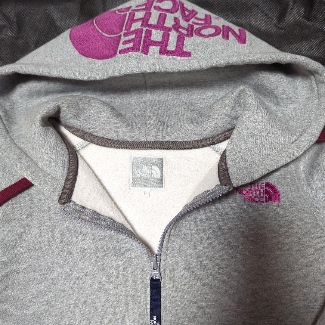 あこ　THE NORTH FACE フルジップ パーカー グレー