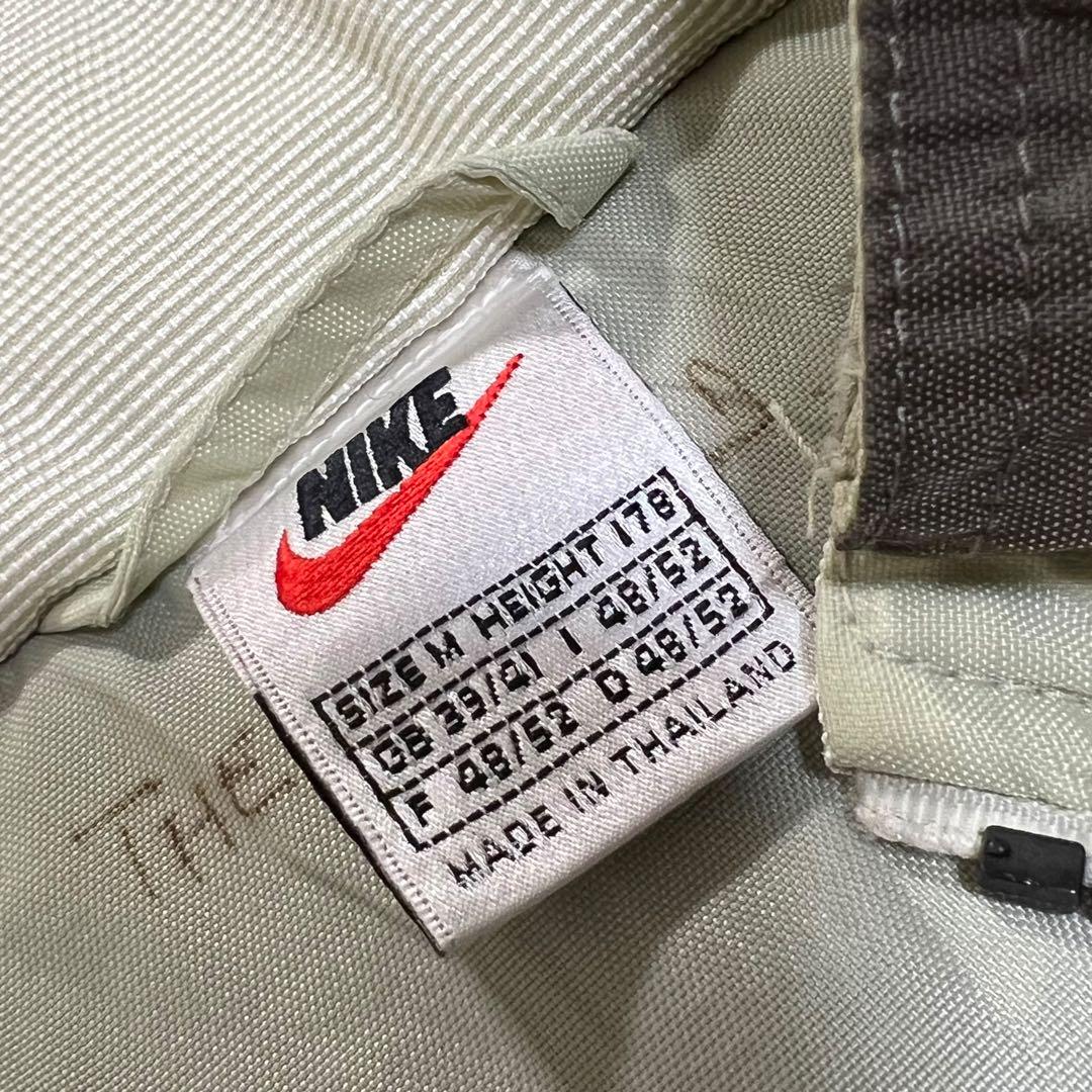 希少レア NIKE 90s 古着 銀タグ ナイロン中綿ジャケット ドロー