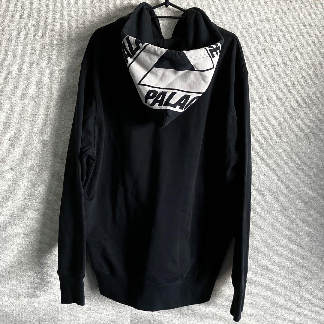 PALACE ジップフーディ Black L