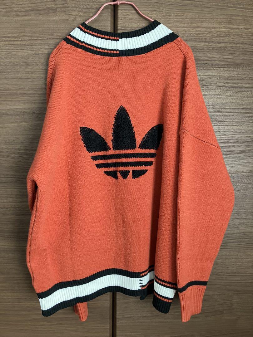 NOAH NYC × Adidas Originals V neck kint ノア アディダス v