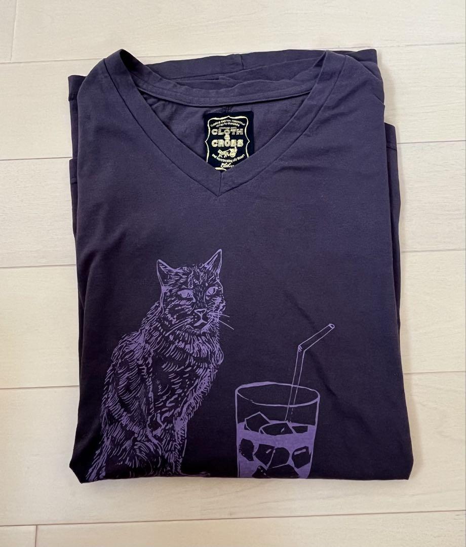 生活のたのしみ展　CLOTH&CROSS 猫イラスト Tシャツ　石田ゆり子