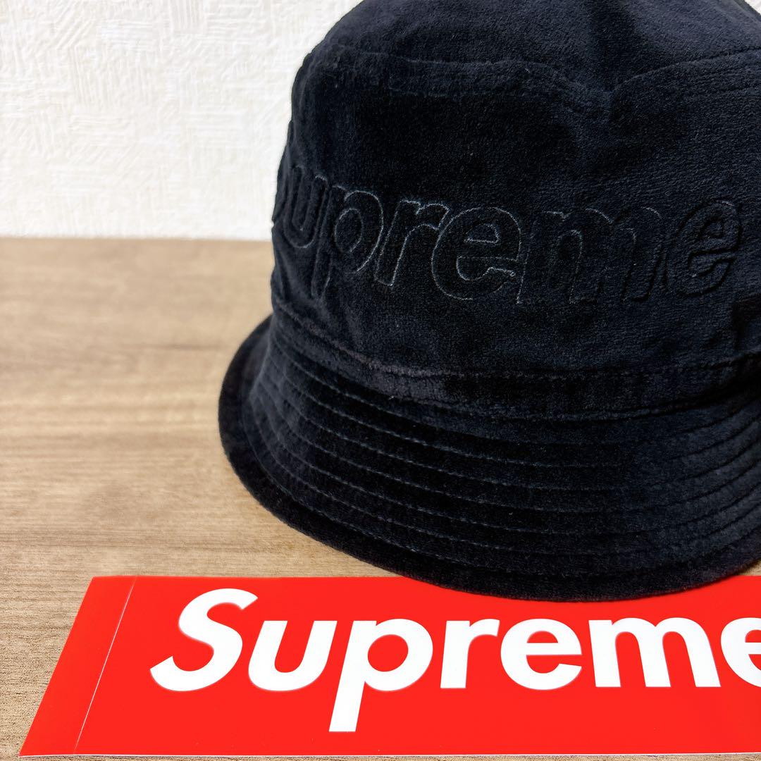 Supreme LACOSTE シュプリーム　ラコステ　コラボ　ハット　ブラック