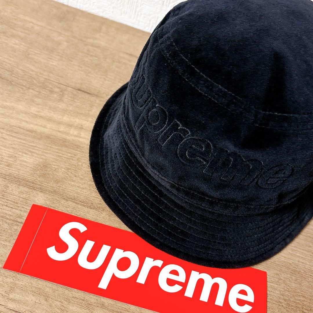 Supreme LACOSTE シュプリーム　ラコステ　コラボ　ハット　ブラック