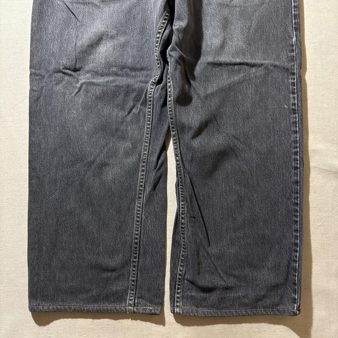 リーバイス Levis 569 黒染め ブラックデニム W38L32 後染め 新品ファッション - リーバイス 569 黒染め ブラックデニム