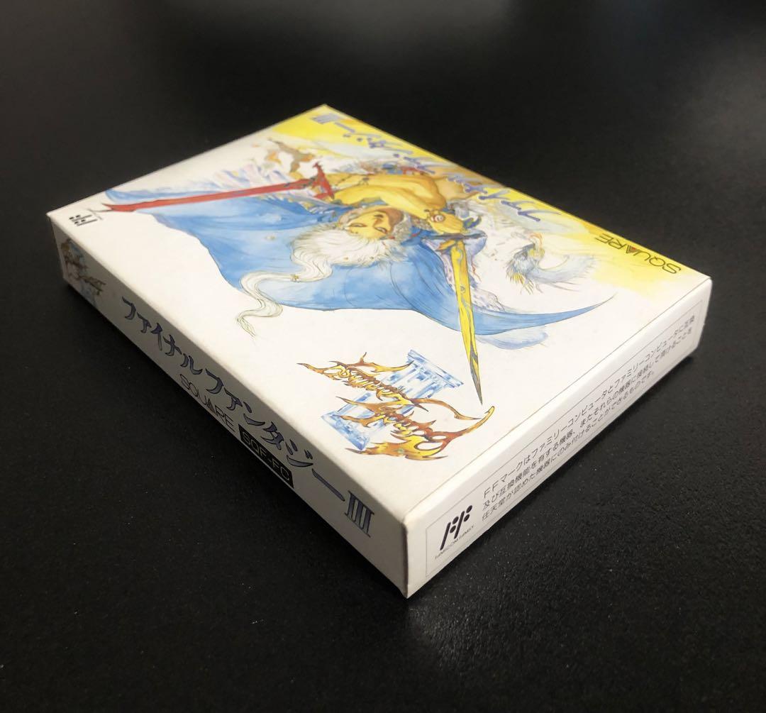 箱 ファイナルファンタジーⅢの箱とブリスターとご注意の紙のみ