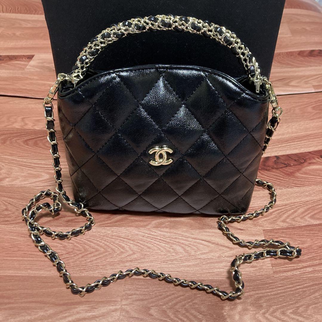 難あり CHANEL ノベルティ チェーン取り外しポーチ
