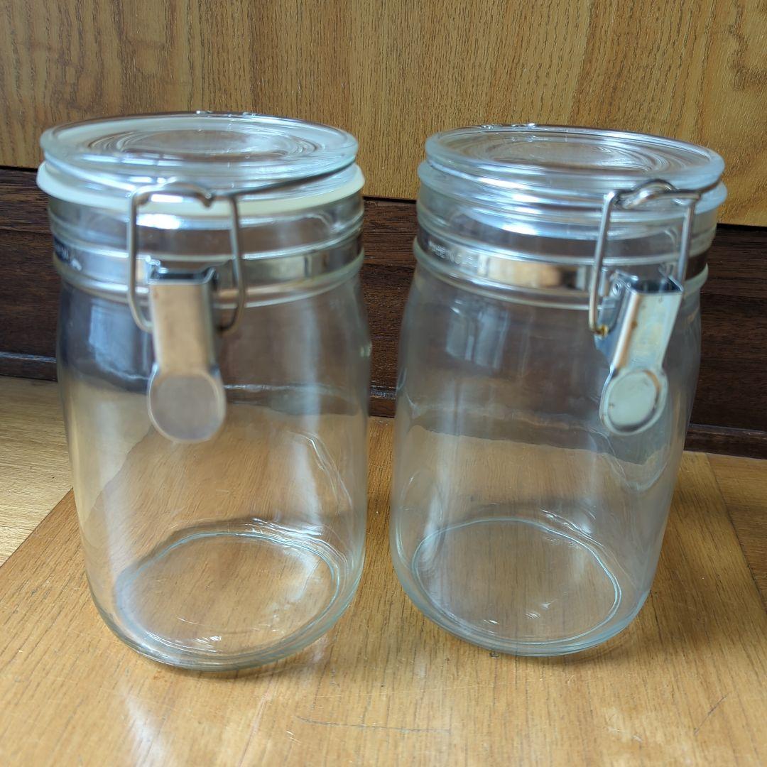 保存容器 2セット  ガラス 梅酒 ピクルス