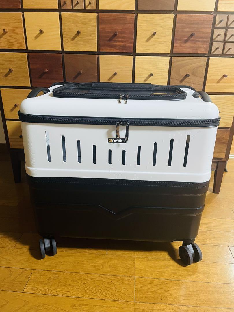 ペットキャリー ケース コマ付き プレジデント President 極美品