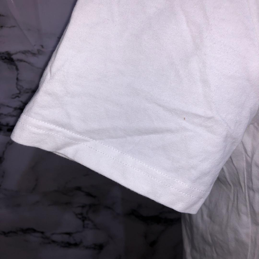 ジーユー　半袖Tシャツ　【M】　白　シンプル　定番　カットソー　レディース
