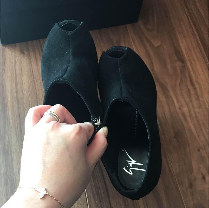 GIUSEPPE ZANOTTI DESIGN カーブヒール アンクルブーツ