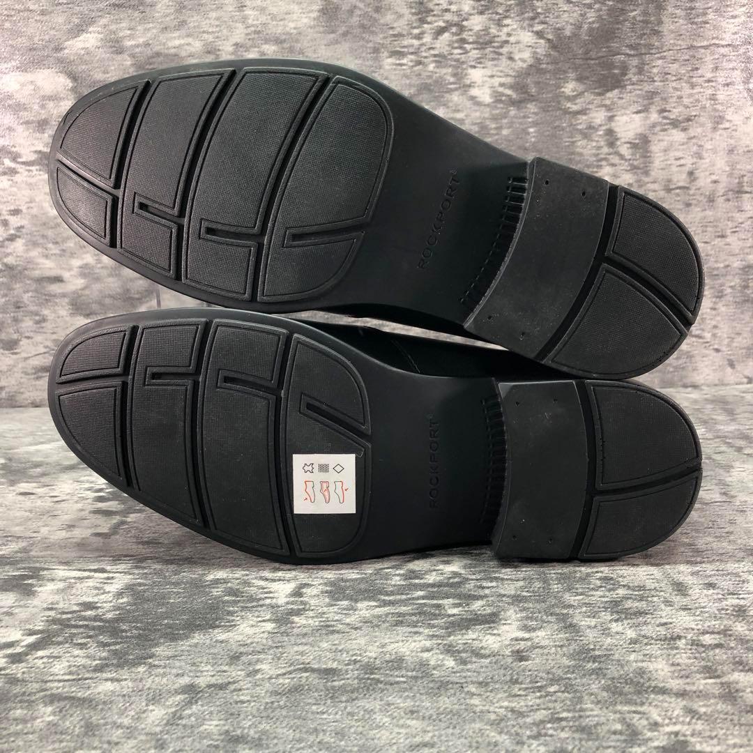 新品✨ロックポート【25.5】スリッポン ローファー レザー サイドゴア