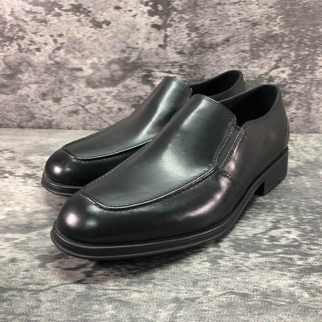 新品✨ロックポート【25.5】スリッポン ローファー レザー サイドゴア