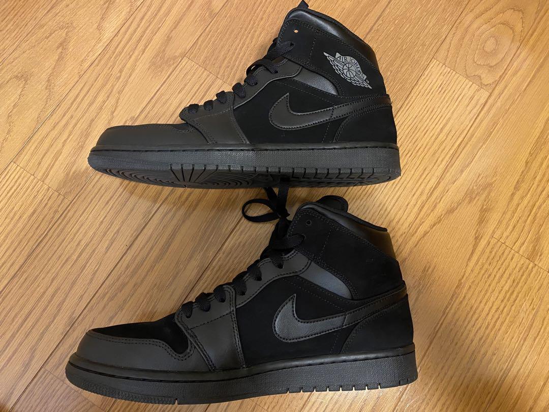 美品　Nike Air Jordan 1 MID ブラック　27cm