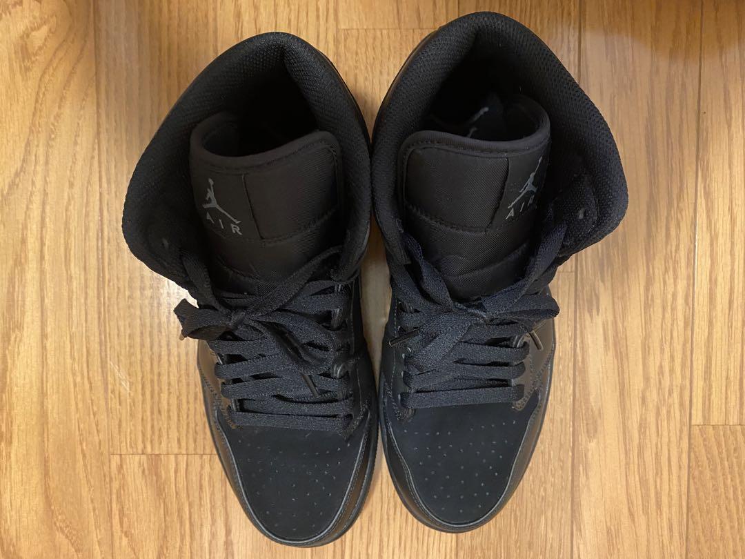 美品　Nike Air Jordan 1 MID ブラック　27cm