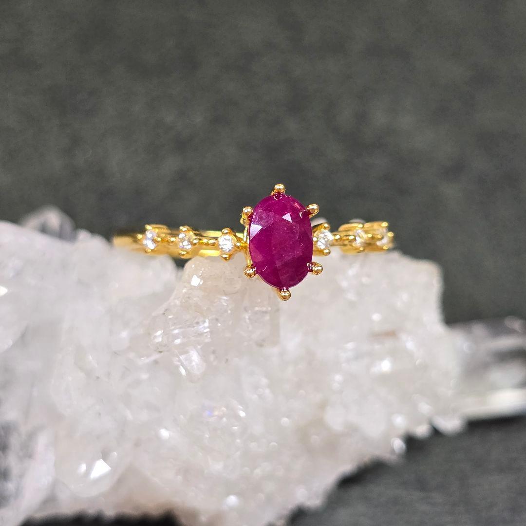 ルビー　リング　ルビー　指輪