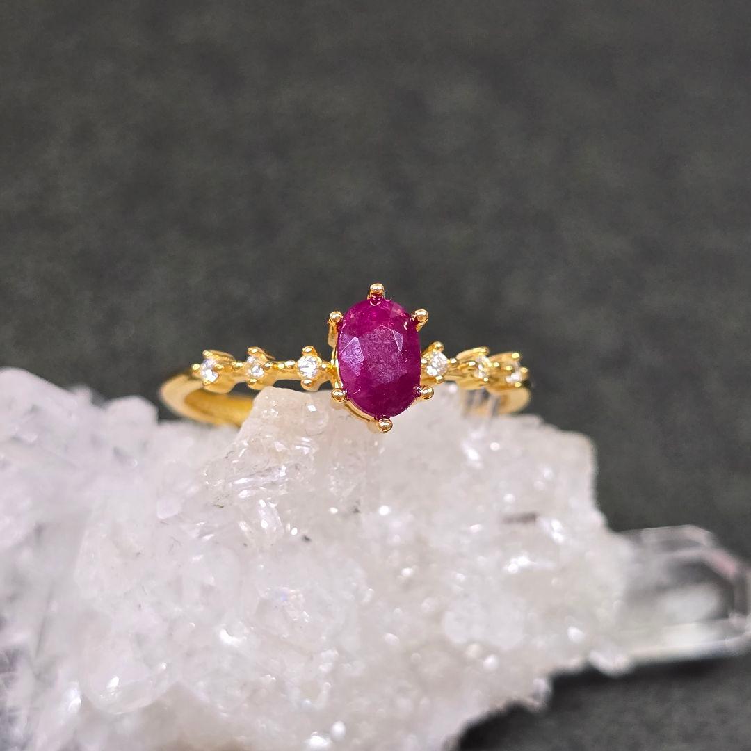 ルビー　リング　ルビー　指輪