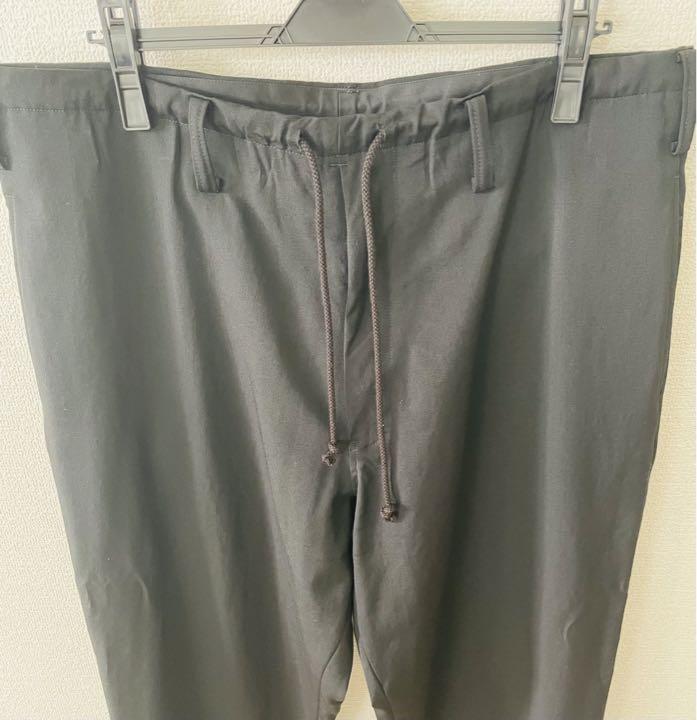 Yohji Yamamoto POUR HOMME ウールギャバ 定番紐パンツ 最先端 Yohji Yamamoto POUR HOMME 10ss 紐パンツ スラックス