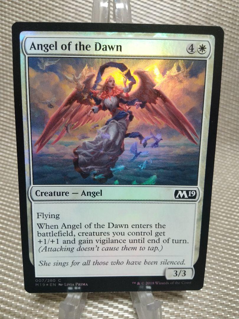 基本セット2019 M19 foil 暁の天使 英語 1枚 MTG - メルカリ