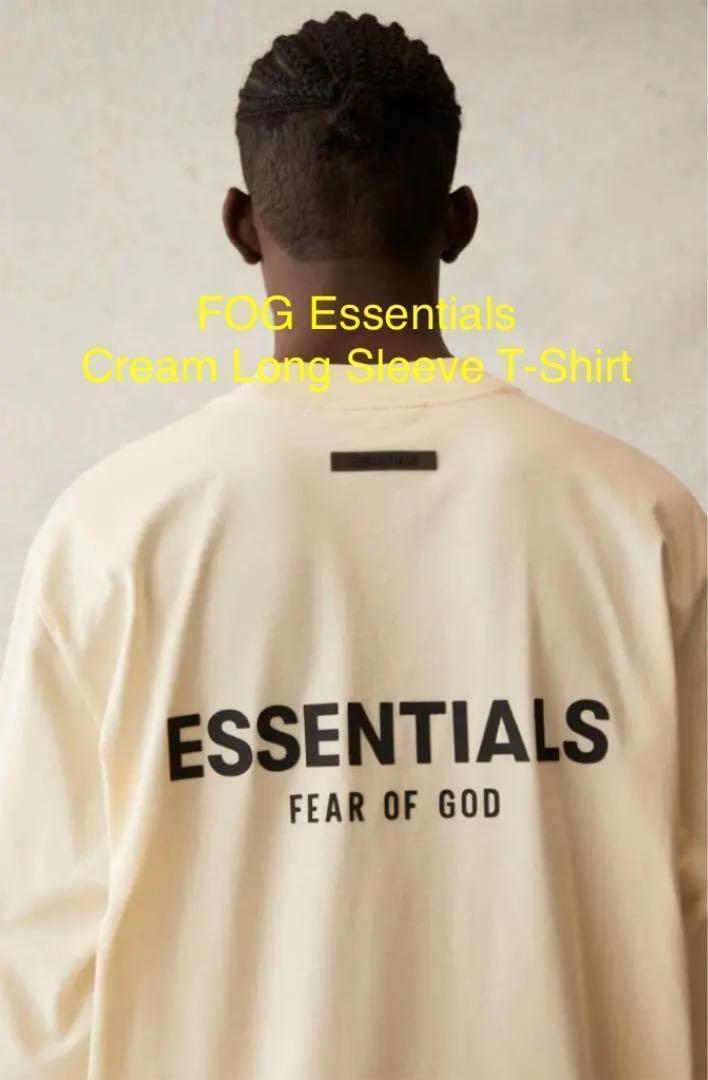 全2色 エッセンシャルズ ESSENTIALS ロンT LOGO L/S Tee FEAR OF