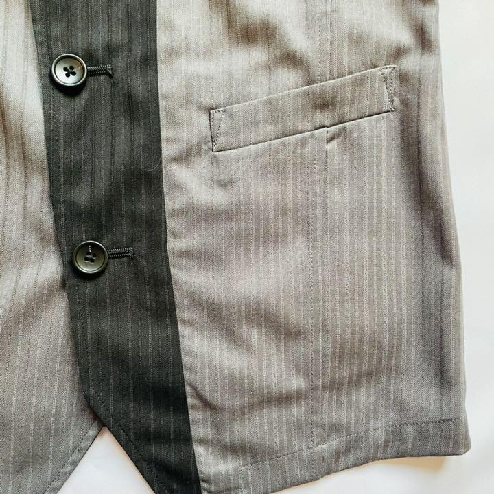 タグ付き新品✨PPFM スーツベスト グレー M&Lサイズ d075
