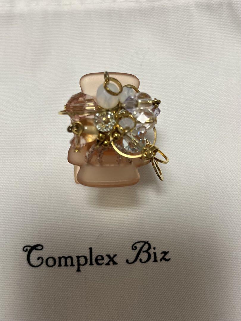 Complex Biz 装飾付き ヘアクリップ Complex Biz 装飾的なヘアクリップ ピンク - メルカリ