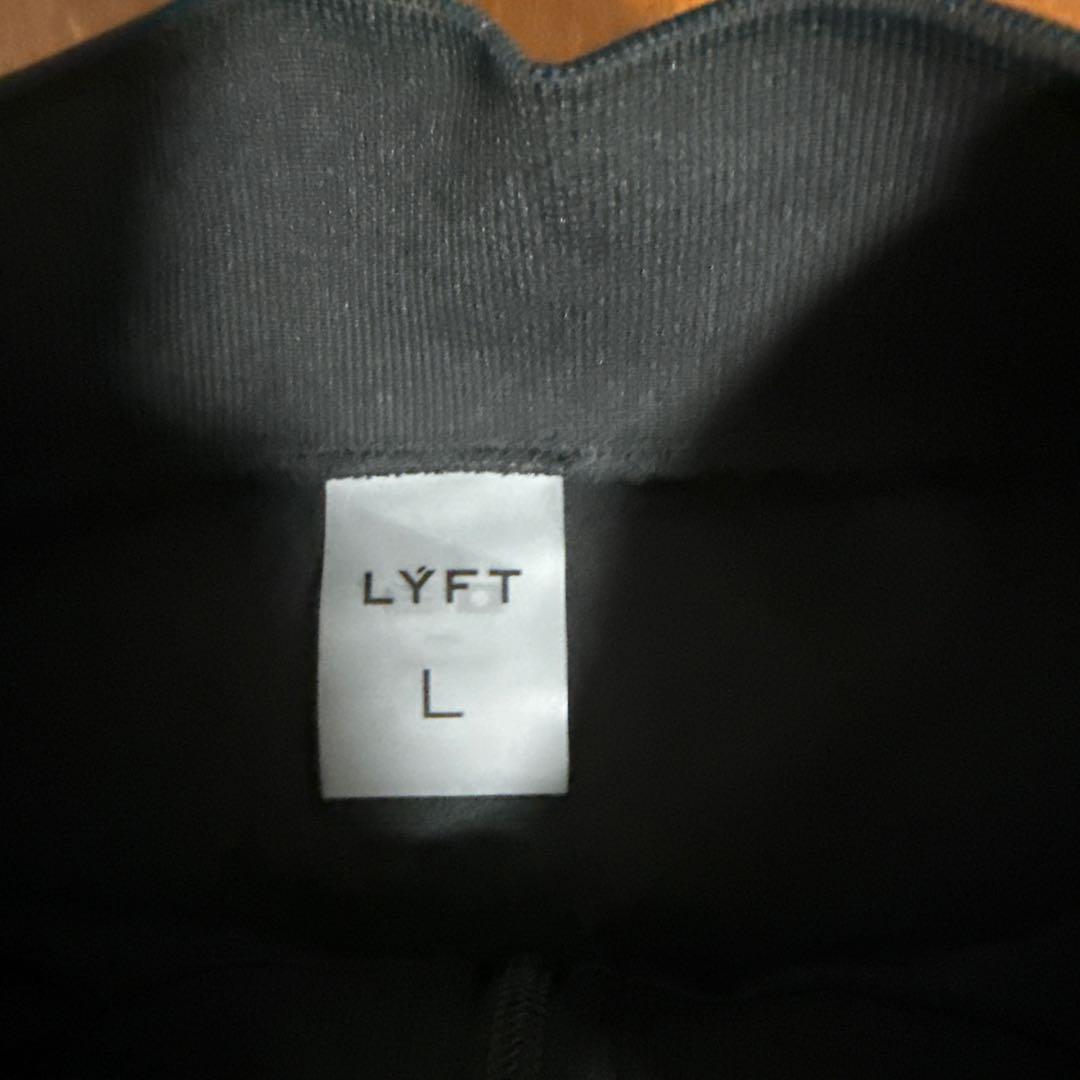 LYFT ブラック ジップアップジャケット L