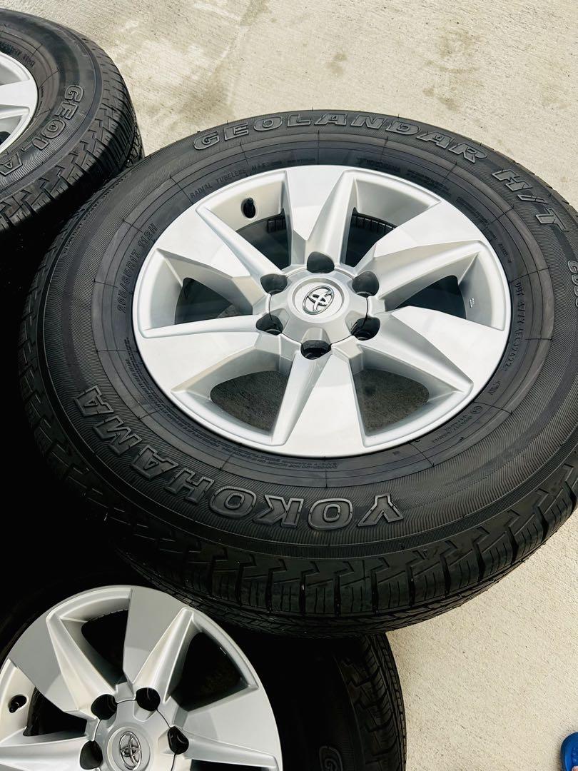 プラド 後期 ハイエース 純正ホイール ジオランダーH/T 265/65R17