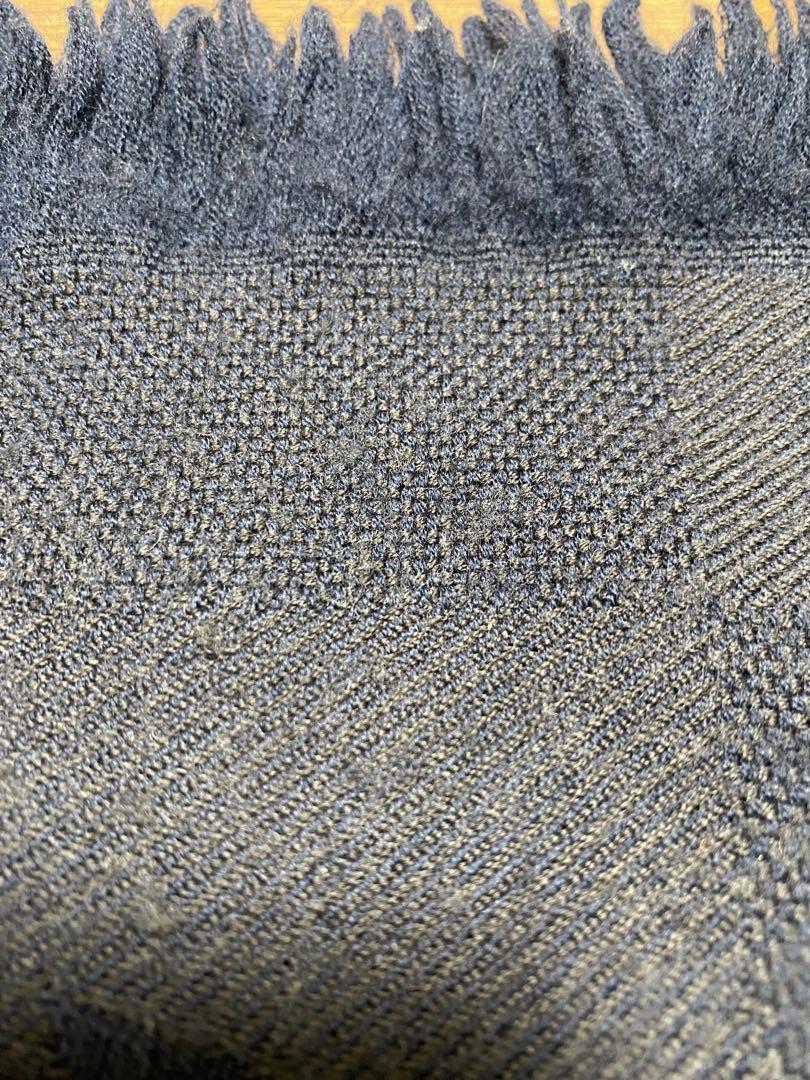 LOUIS VUITTON ウール　ストール　薄手マフラー　イタリア製