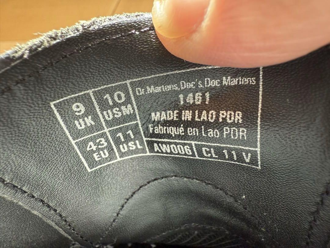 Dr. Martens ブラック ドレスシューズ