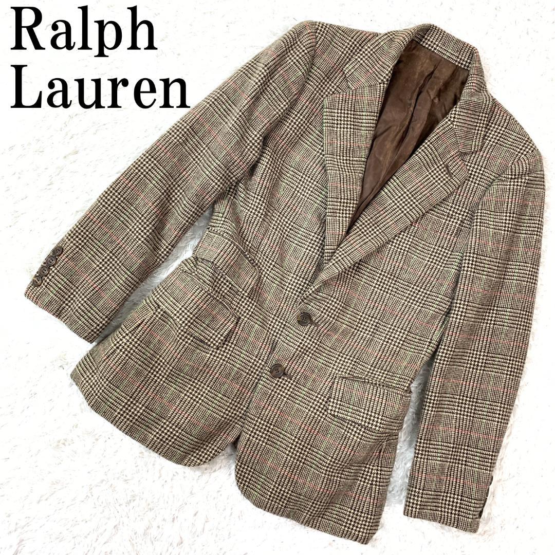 Ralph Lauren テーラードジャケット ブラウンチェック 9 B9096