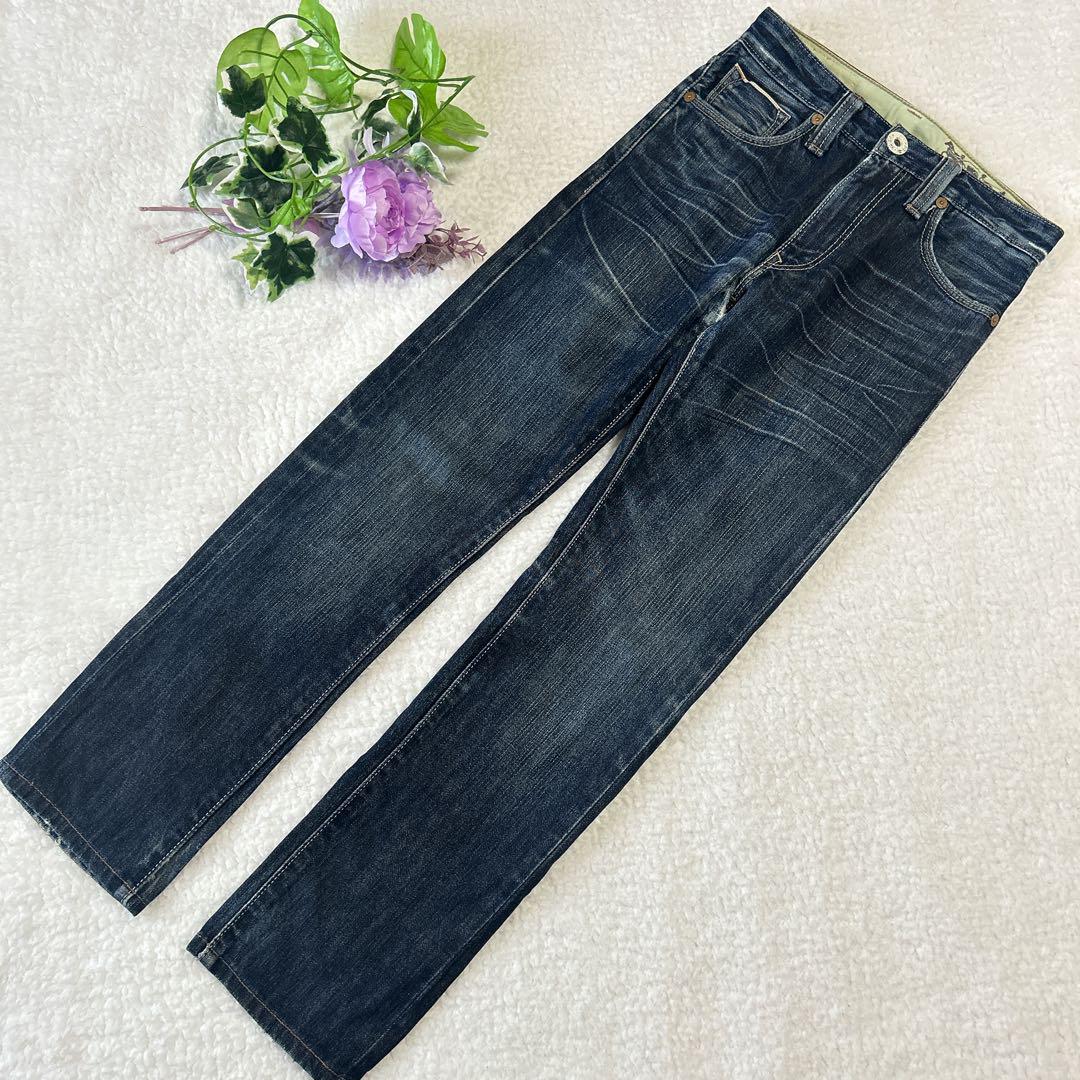 【リーバイス】スリムストレートデニム　505 w28L32 赤ミミ