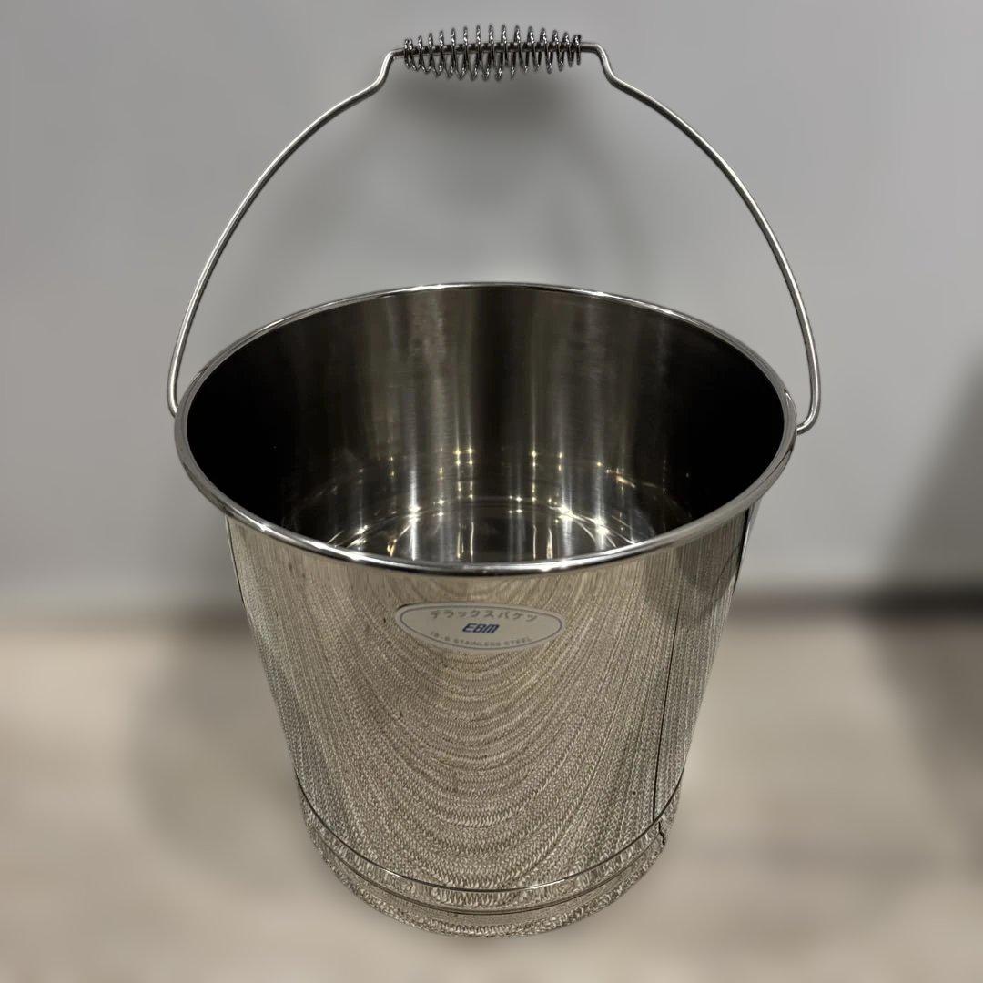 EBM デラックスバケツ 溶接 18-8（ステンレス） 10L （リットル）